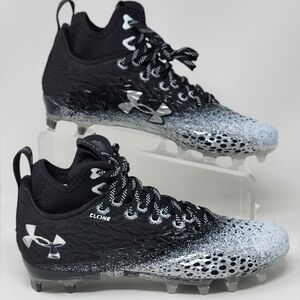 Under Armour Spotlight Clone MC Black 3026343-001 Women's Sz 9 Football Cleats